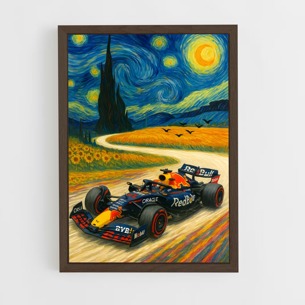 Poster Red bull technologique – affiche Voitures de Formule 1 (vue 5)